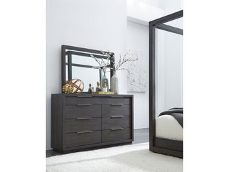 Oxford Eight Drawer Dresser in Basalt Grey