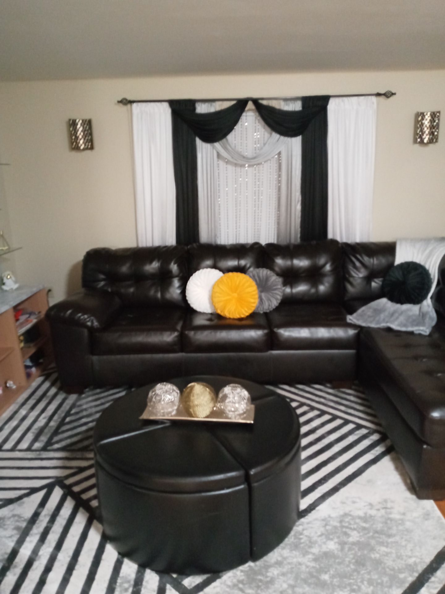 Black Sectional 