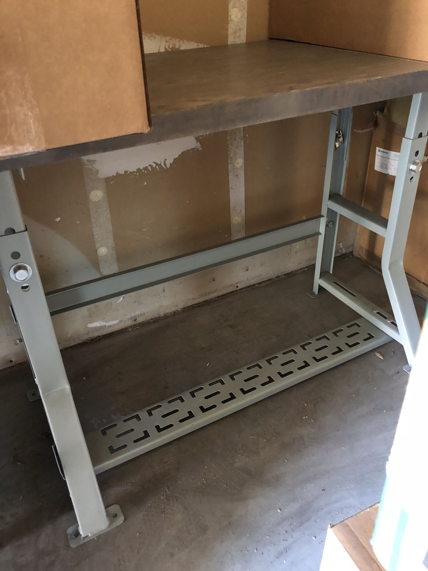 Utility table/ sewing machine table (industrial)