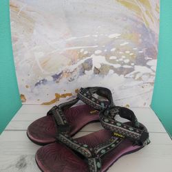 Purple Children's Teva Sandals Sz 1 Flat Comfort Shoes