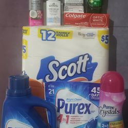NASHVILLE, GA Lot Of 9 Purex Household Bundle 