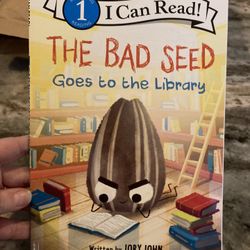The Bad Seed Goes To The Library Book  (brand New)