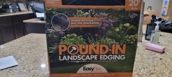Pound in landscape edging