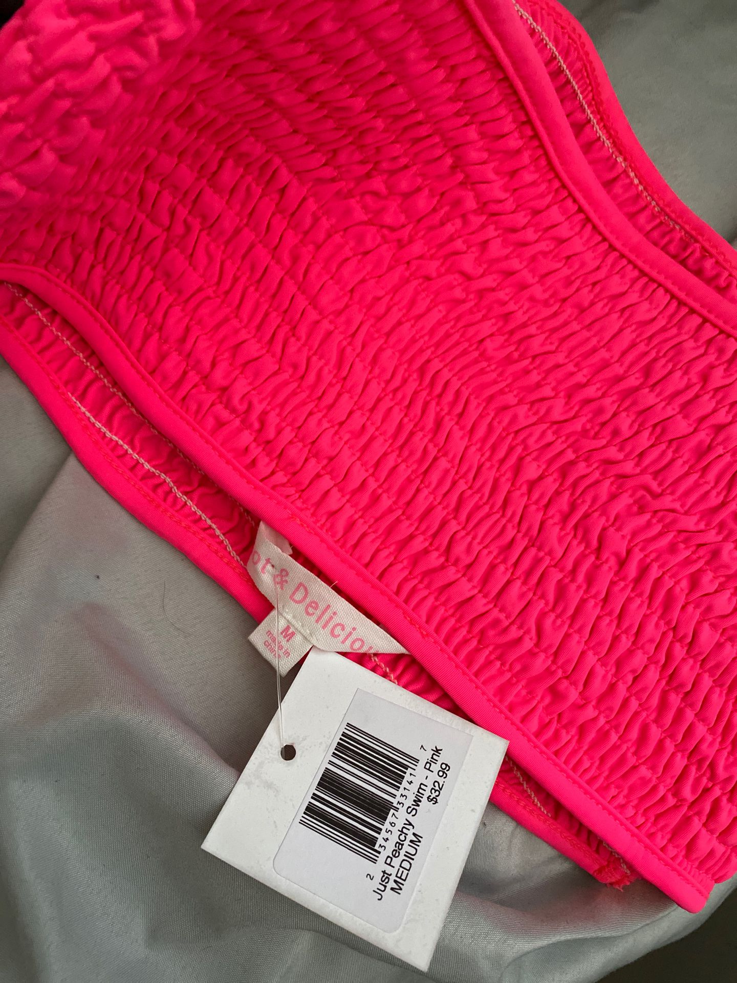 Hot pink swim suit