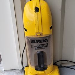 eureka the boss mini bagless vaccum.  work