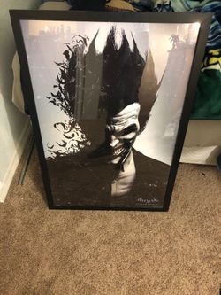Batman Arkham Origins Poster, With Poster Frame