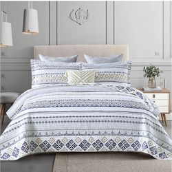 Finlonte Quilt Boho Quilt Set Boho Bedding Bedspreads Queen Size