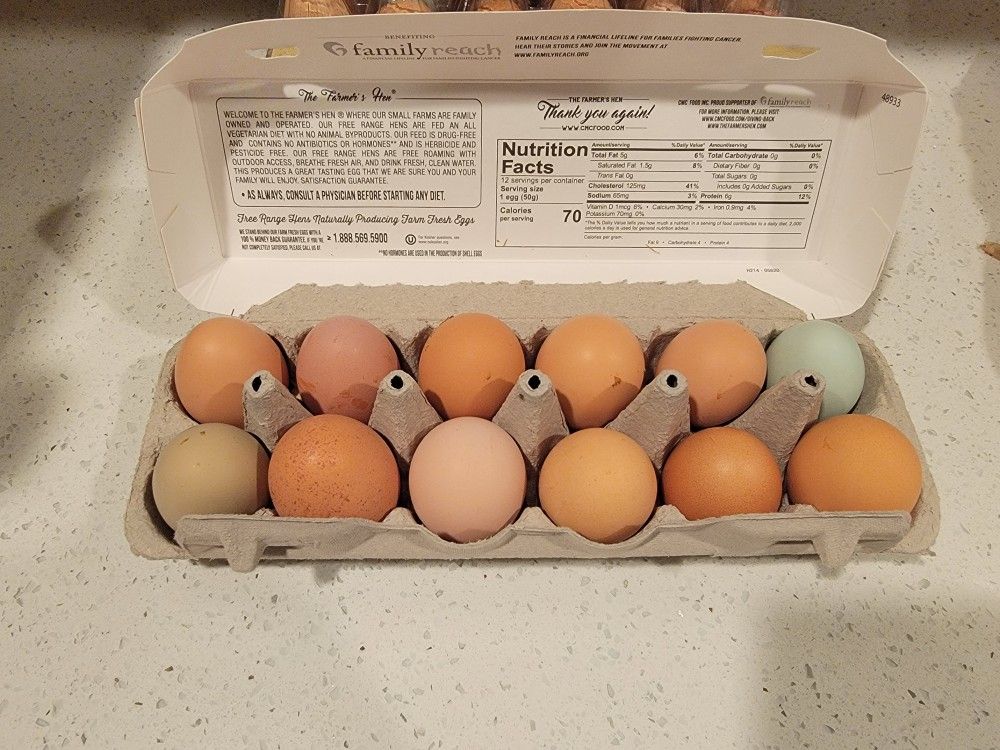 Organic Fresh Eggs 