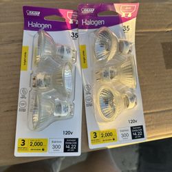 35-Watt Bright White (2700K) MR16 GU10 Bi-pin Base Dimmable Halogen Light Bulb (6-Pack)