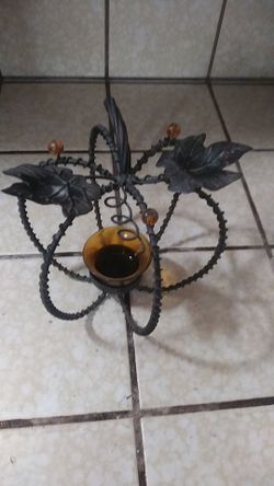 sm pumpkin candle holder