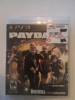 Sony ps3 payday 2