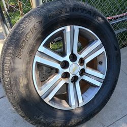 Chevy Stock Rims And Tires 255/65R18