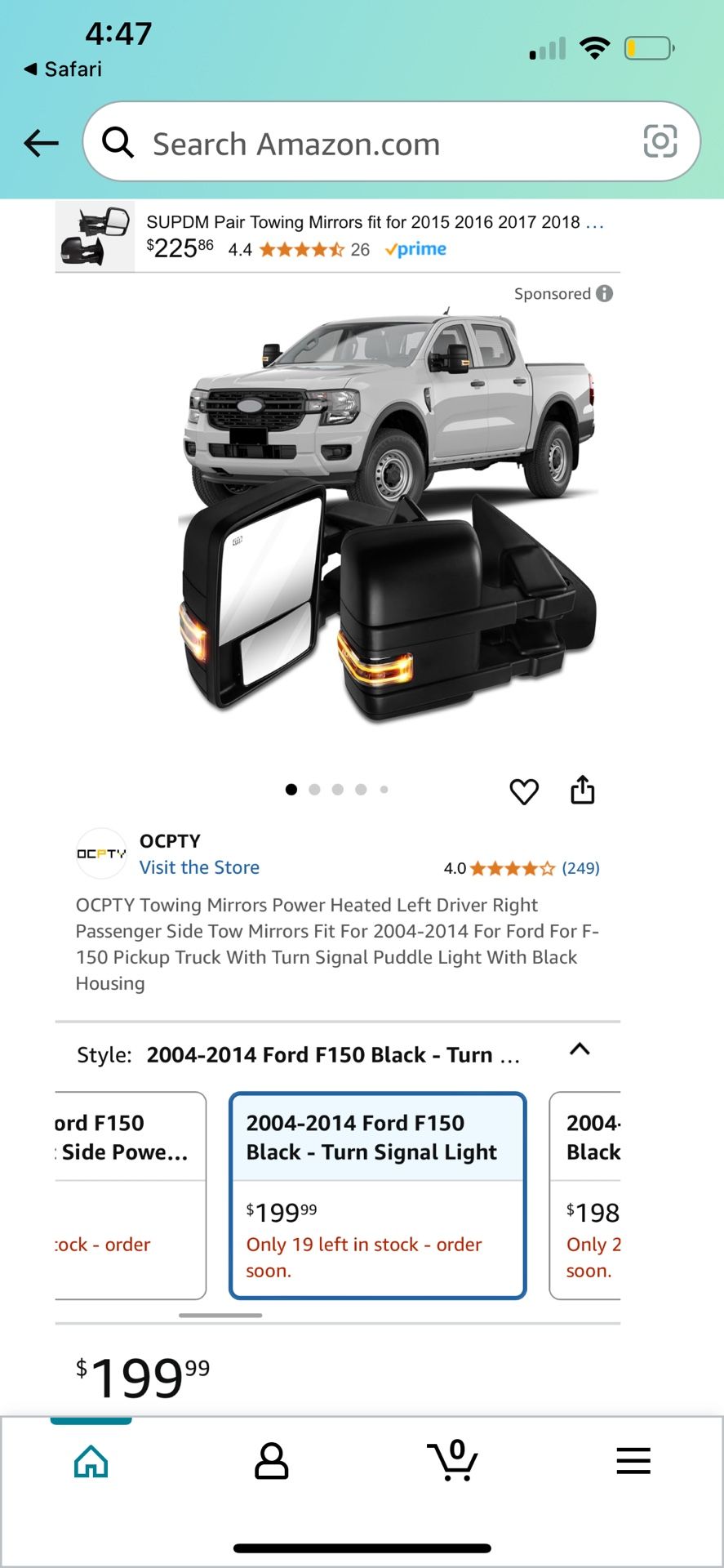 BRAND NEW 04-14 Side Mirrors (Ford F-150)