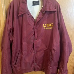 Men’s USC Trojans Windbreaker, Size Large