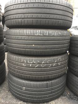 245/65/17 Michelin premier set of used tires in great condition 65% tread 225$ for 4 . Installation balance and alignment available. Road force bal