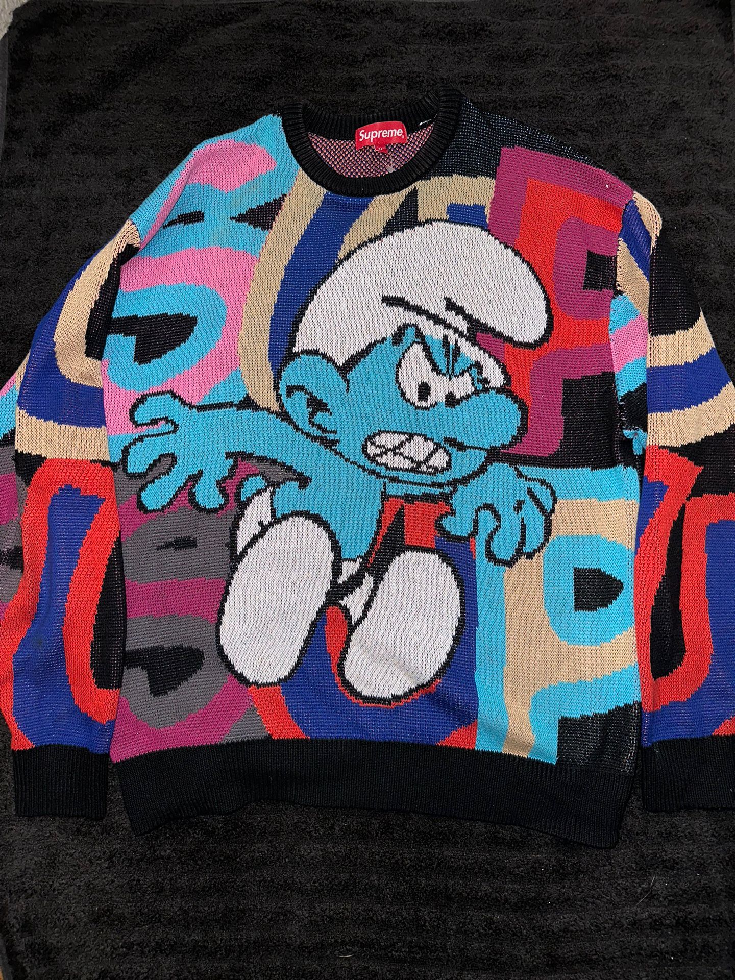 Supreme Smurf Sweater