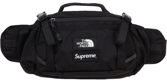 Supreme x The North Face Expedition Black Waist Bag *STAINED INSIDE POCKET OUTSIDE MINT CONDITION * Fanny Skater Gift Crossbody Designer