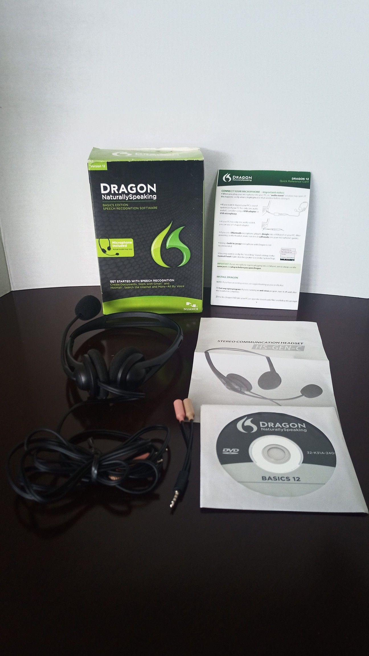 Nuance Dragon Naturally Speaking Basic Edition 12