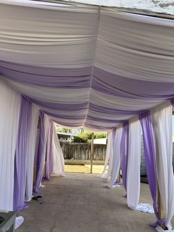 Porch 12x30 Draping Decorating 