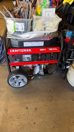 Crafsman generator 7500 watts