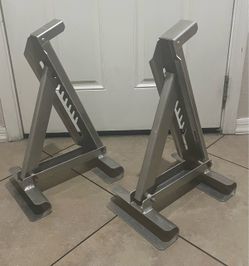 Ladder Jacks Pair, Steel, Foldable Portable, 250 lb, 10 ft