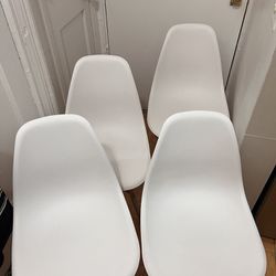White Modern Dining Chairs 
