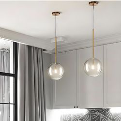 Globe Glass Pendant Light