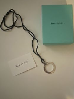 Tiffany & Co Rope Disk Necklace 