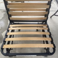 LYCKSELE Chair bed frame Twin black With Cover 