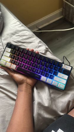 60% Mechanical Gaming Keyboard - Black/White