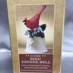 Porcelain Bird Dinner Bell