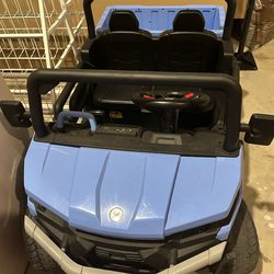 Hikiddo 2 Seater Ride on Toy Car for Kids, 24V 4WD Ride-on Truck Kids Electric Car with Remote Control, 4x200W Motors - Blue