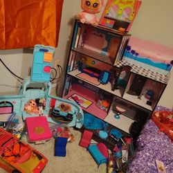Lol Dolls And Gabby Doll House 