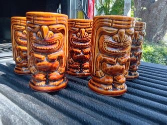 Vintage Tiki Lelani Tiki Mugs
