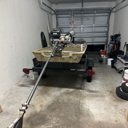 John Boat And Trailer 