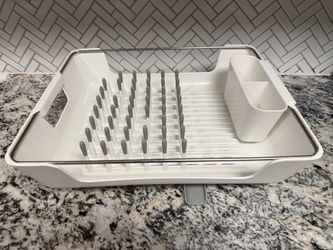 Dish Drying Rack with Utensil Holder
