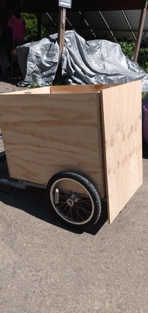 New wood Bicycle Trailer