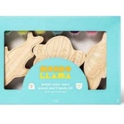 Mondo Llama Paint Your Own Wood Sea Friends Kit