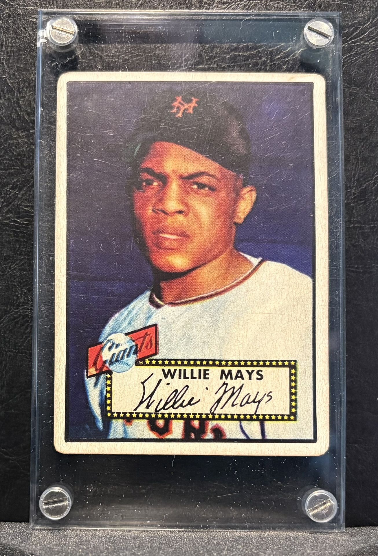 1952 Topps Willie Mays High End Aged Reprint 