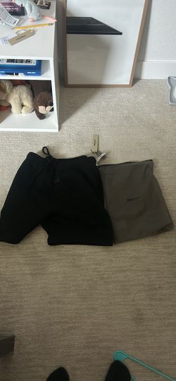 Essential shorts black cotton