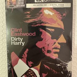 Dirty Harry- 4K Steel Book, New And Sealed 