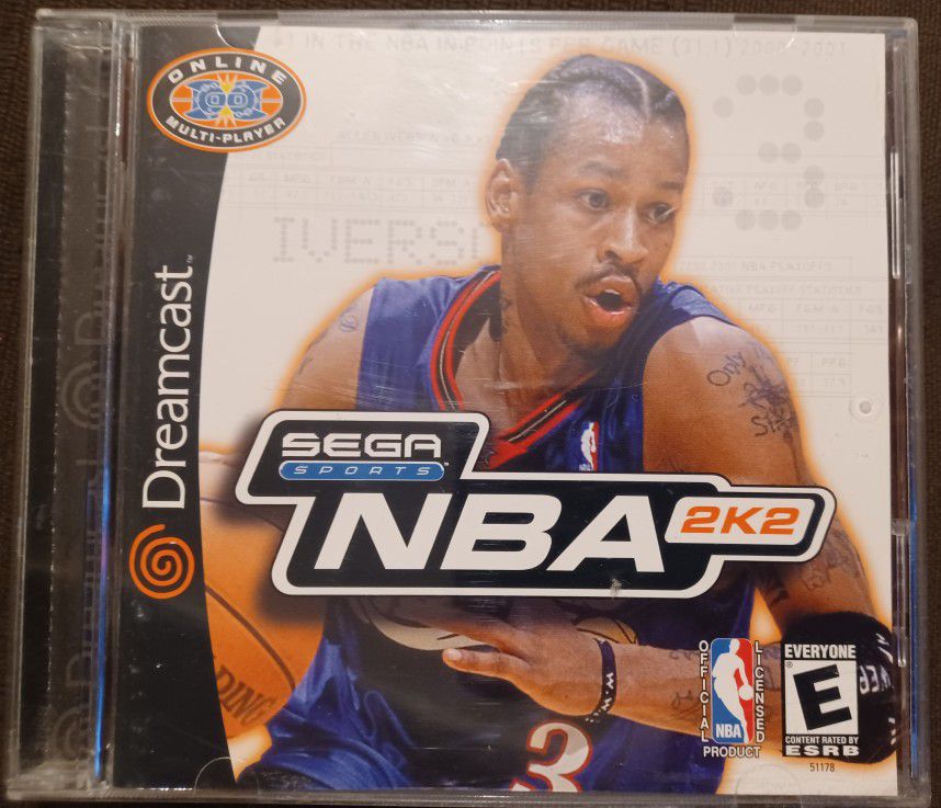 Sega Sports NBA 2K2 COMPLETE in box CIB Dreamcast DC genesis sony playstation nintendo xbox