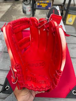 Wilson A2000 Baseball Glove Red