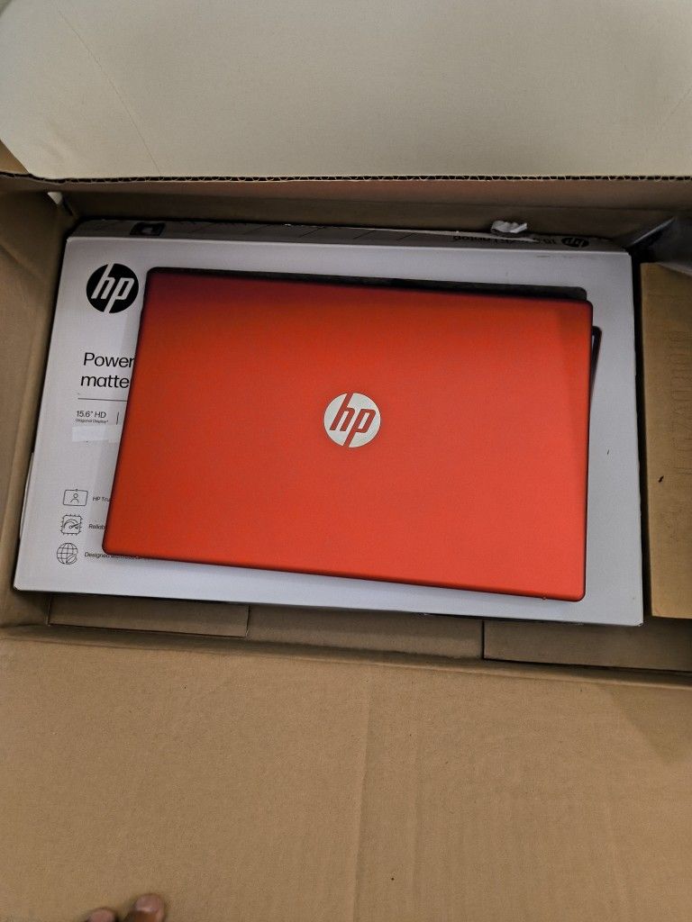 Brand New Hp Red Laptop 15.6 Display