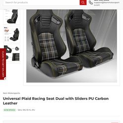 Racing bucket seat (g rocker) single seat
