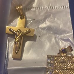 Gold cross