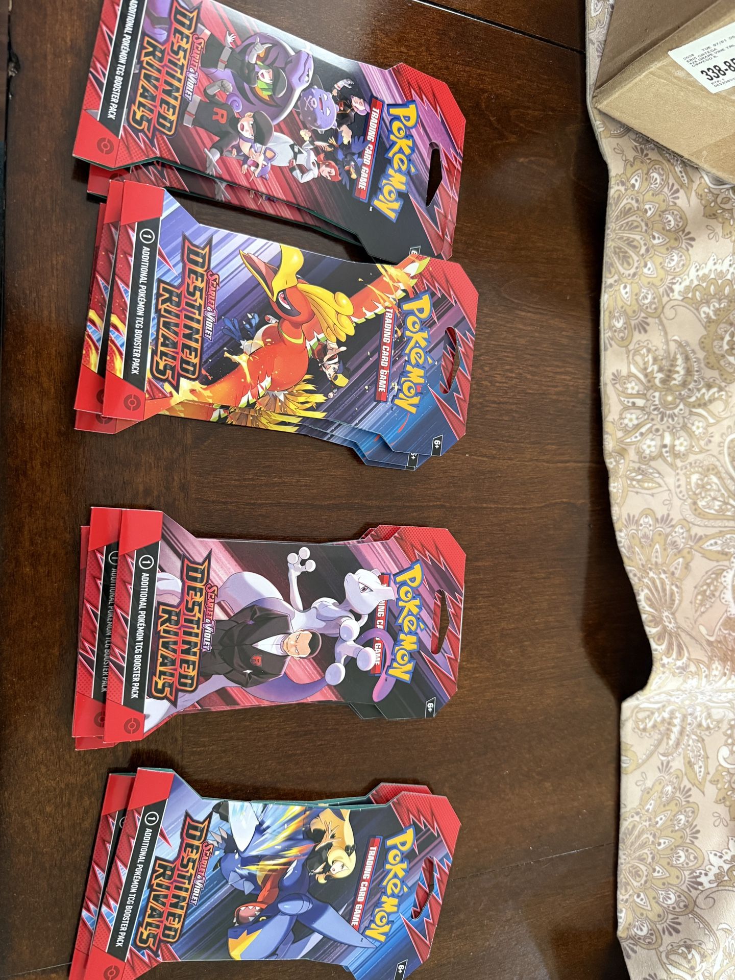 Pokemon Destined Rivals Sleeved Packs