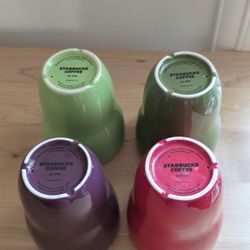 Set of 4 Starbucks Coffee Mugs
