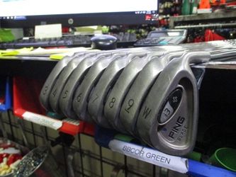 Used PING i3+ 8pc Blue Dot Right Hand Iron Set 3-9i and Wedge