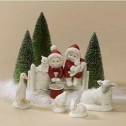  Snowbabies Farmbabies Farmers Friends Set Of 9 Snowbabies 